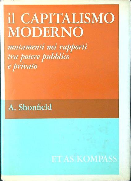 Il capitalismo moderno - A. Shonfield - copertina