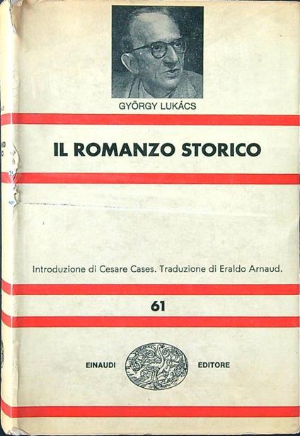 Il romanzo storico - György Lukács - copertina