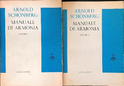 Manuale di armonia 2vv - Arnold Schonberg - copertina