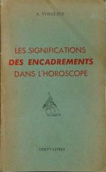 Le significations des encadrements dans l'horoscope