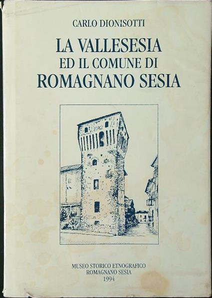 La Vallesesia ed il comune di Romagnano Sesia - Carlo Dionisotti - copertina