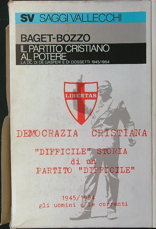 Il partito cristiano al potere 2 vv. - Gianni Baget Bozzo - copertina