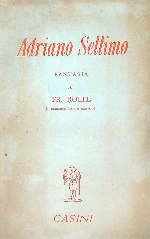 Adriano Settimo - Fr. Rolfe - copertina