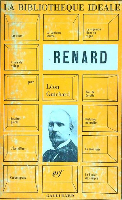 Jules Renard - Leon Guichard - copertina