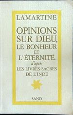 Opinions sur dieu, le bonheur et l'eternitè