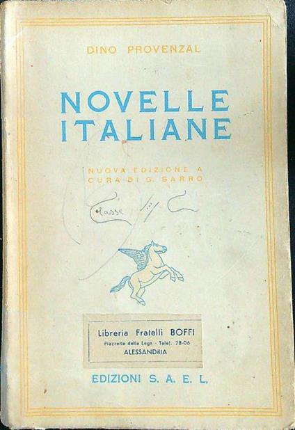 Novelle italiane - Dino Provenzal - copertina