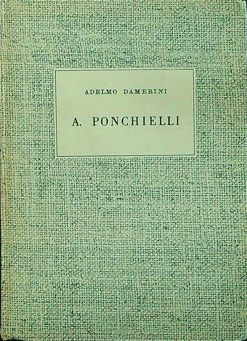 A. Ponchielli - Adelmo Damerini - copertina