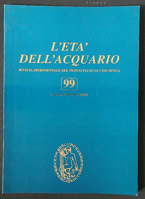 L' età dell'acquario n. 99/settembre-ottobre 1996 - Bernardino Del Boca - copertina