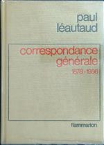 Correspondance generale 1878-1956