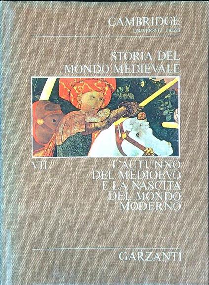 Storia del mondo medievale 7 vv - copertina