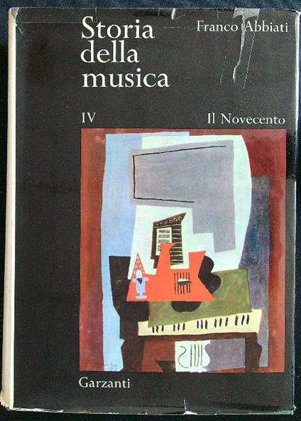 Storia della musica IV Il novecento - Franco Abbiati - copertina