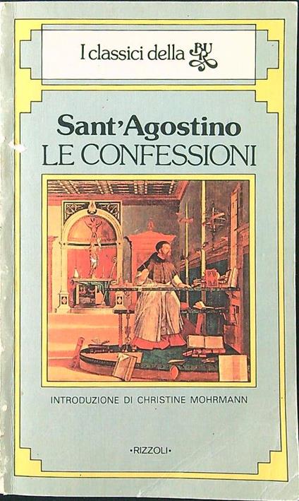 Le confessioni - Sant'Agostino - copertina