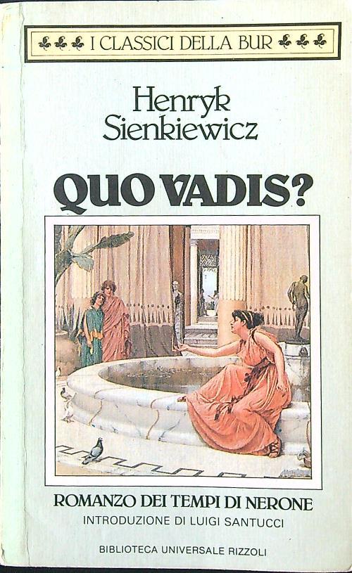 Quo vadis? - H. Sienkiewicz - copertina
