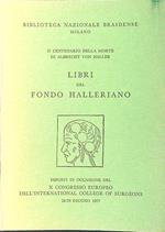 Libri del fondo halleriano