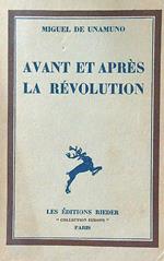 Avant et apres la revolution