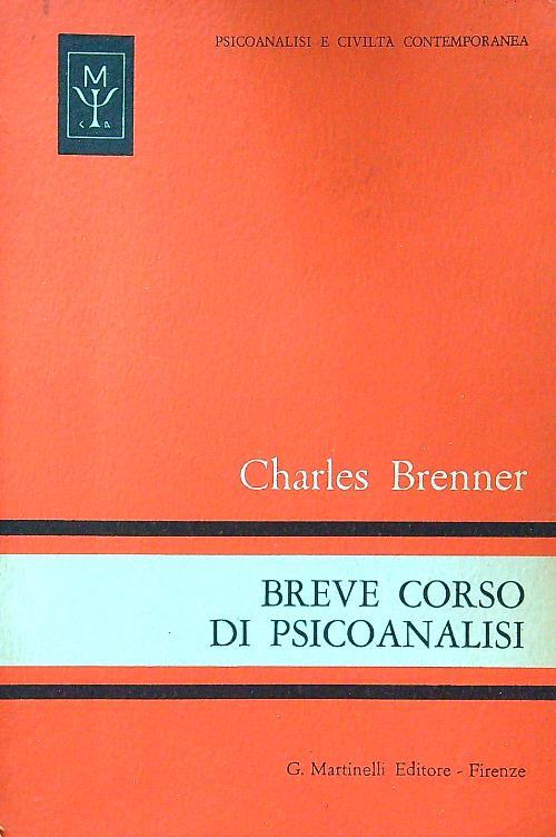 Breve corso di psicoanalisi - Charles Brenenr - copertina
