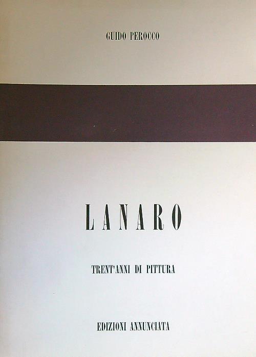 Lanaro - Guido Perocco - copertina