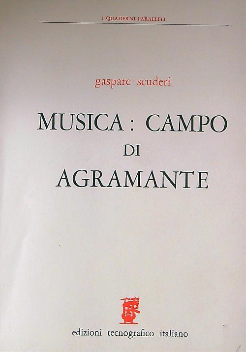 Musica: Campo di Agramante - Gaspare Scuderi - copertina