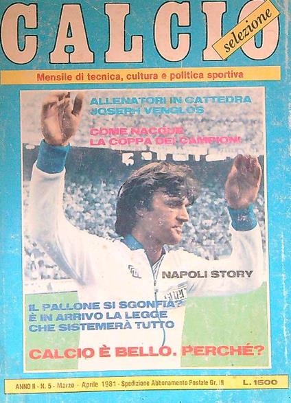 Calcio selezione n.5/aprile 1981 - copertina