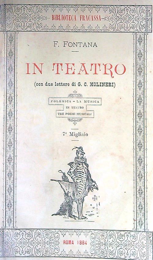 In teatro - F. Fontana - copertina