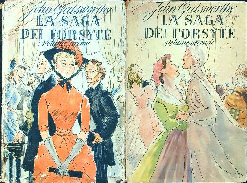 La saga dei Forsyte 2vv - John Galsworthy - copertina