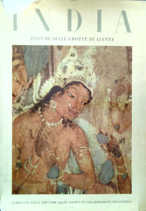 India. Pitture delle grotte di Ajanta - copertina