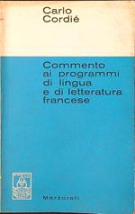 Commento ai programmi di lingua e di letteratura francese