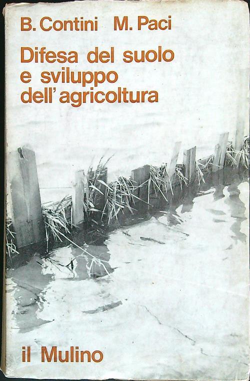 Difesa del suolo e sviluppo dell'agricoltura - Contini - copertina