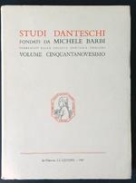 Studi danteschi fondati da Michele Barbi vol. 59