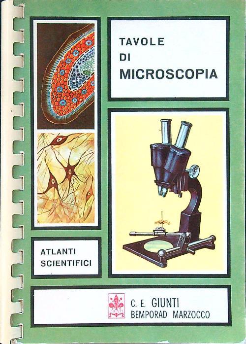 Tavole di microscopia - copertina