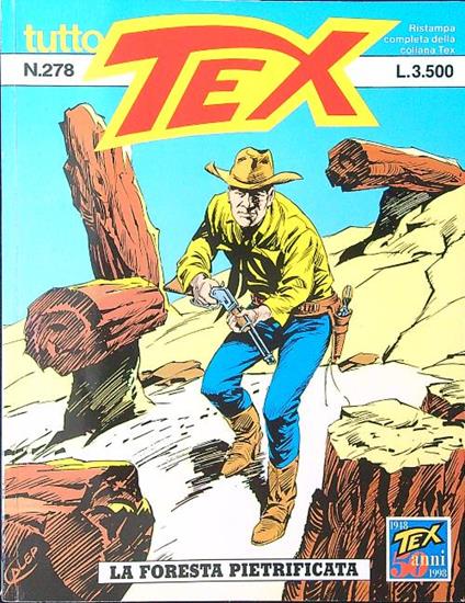 Tutto Tex n. 278 - La foresta pietrificata - copertina