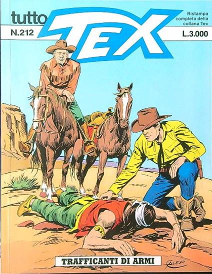 Tutto Tex n. 212 - Trafficanti di armi - copertina
