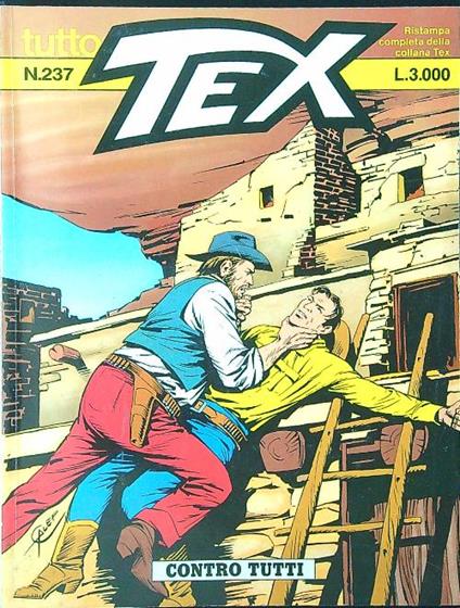 Tutto Tex n. 237 - Contro tutti - copertina