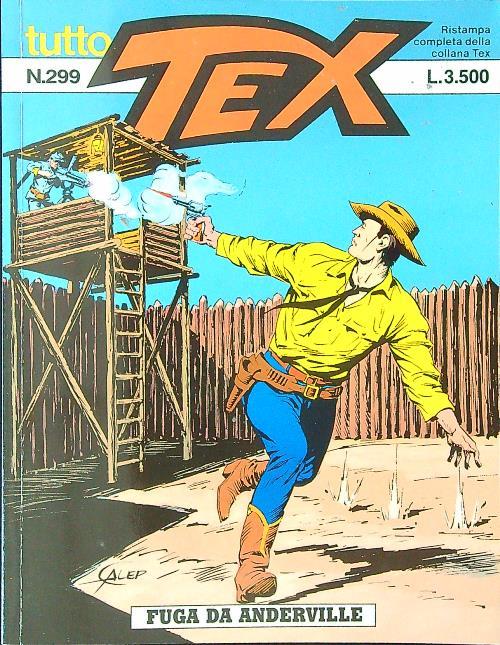 Tutto Tex n. 299 - Fuga da Anderville - copertina