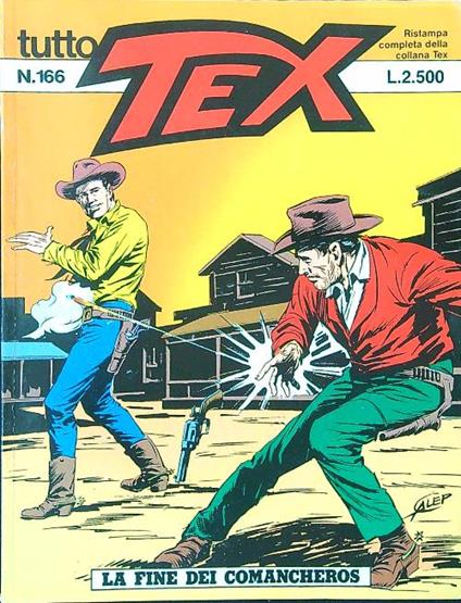 Tutto Tex n. 166 - La fine dei Comancheros - copertina