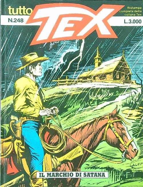 Tutto Tex n. 248 - Il marchio di Satana - copertina