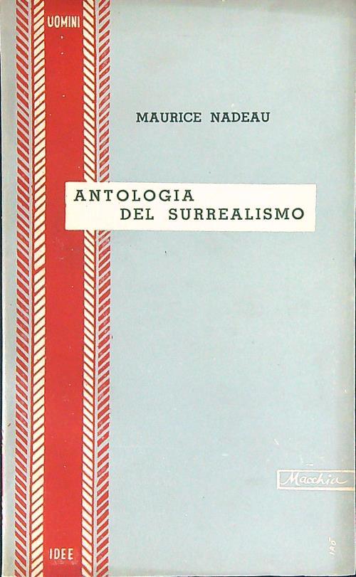 Antologia del surrealismo - Maurice Nadeau - copertina