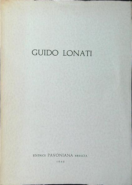 Guido Lonati - copertina