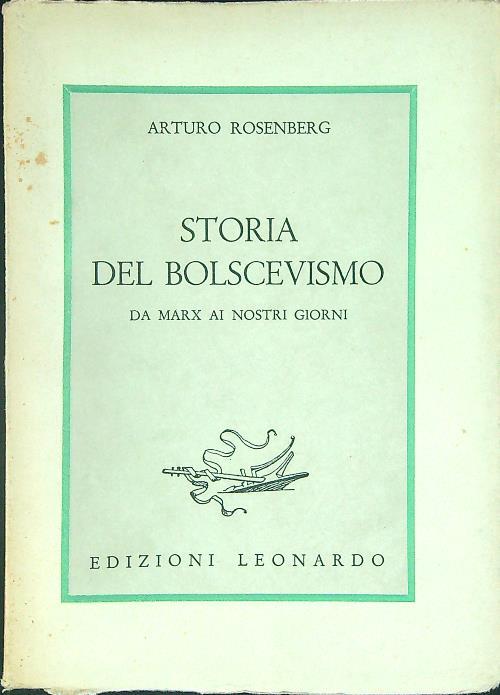 Storia del Bolscevico - Arturo Rosenberg - copertina