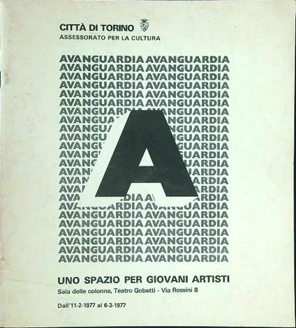 Avanguardia Uno spazio per giovani artisti - copertina