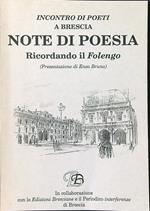 Note di poesia. Ricordando il Folengo