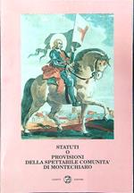 Statuti o provisioni della spettabile comunità di Montechiaro