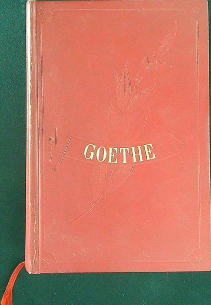 Goethe Obras immortales - Goethe  - copertina