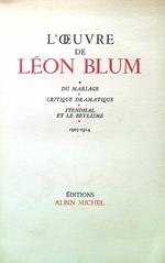 L' oeuvre de Leon Blum