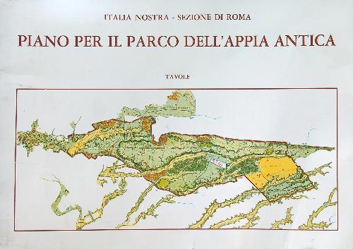 Piano per il parco dell'Appia antica - Tavole - copertina