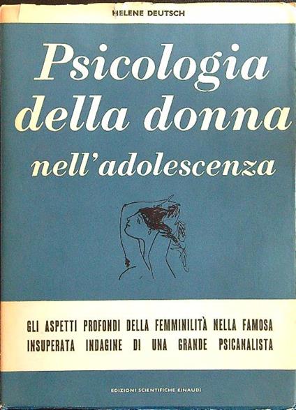 Psicologia della donna nell'adolescenza - Helene Deutsch - copertina