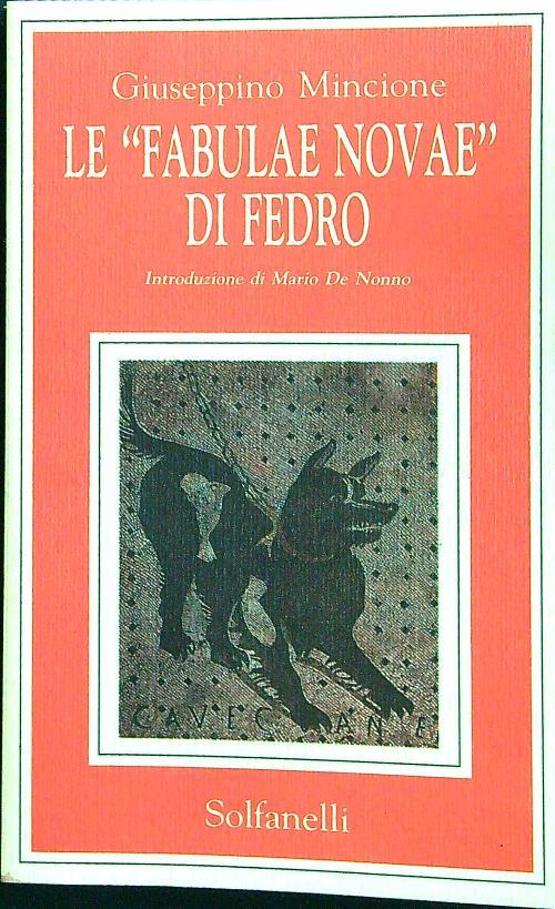 La 'fabulae novaè' di Fedro - Giuseppino Mincione - copertina