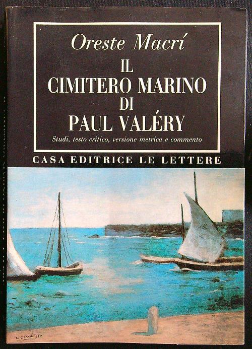 Il cimitero marino di Paul Valery - Oreste Macrì - copertina