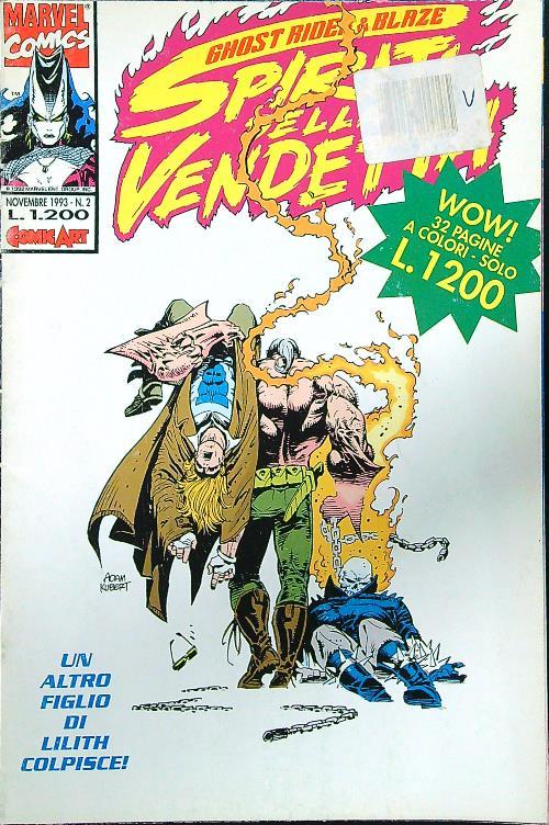 Spiriti della vendetta n.2 novembre 1993 - copertina