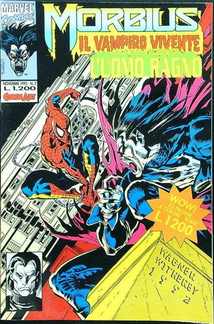 Morbius n.2 novembre 1993 - copertina